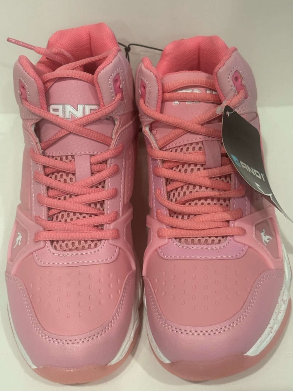 And1 Assist Girls Pink Sneakers Size 5 NWT